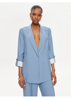 TWINSET Marynarka 241TF2040 Niebieski Regular Fit ze sklepu MODIVO w kategorii Marynarki damskie - zdjęcie 181163521