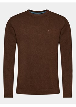 INDICODE Sweter Wildman 35-697 Brązowy Regular Fit ze sklepu MODIVO w kategorii Swetry męskie - zdjęcie 181163692