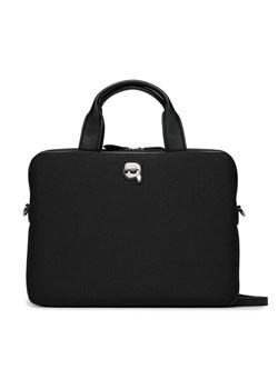 KARL LAGERFELD Torba na laptopa 235W3262 Czarny ze sklepu MODIVO w kategorii Torby na laptopa - zdjęcie 181163740