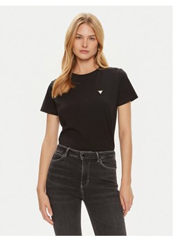 Guess T-Shirt V4YI09 J1314 Czarny Regular Fit ze sklepu MODIVO w kategorii Bluzki damskie - zdjęcie 181163770