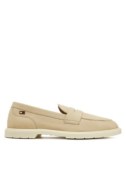 Tommy Hilfiger Loafersy FW0FW08679 Écru ze sklepu MODIVO w kategorii Lordsy damskie - zdjęcie 181163793
