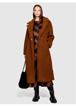 Sisley Płaszcz przejściowy 2XFQLN033 Brązowy Comfort Fit ze sklepu MODIVO w kategorii Płaszcze damskie - zdjęcie 181163950
