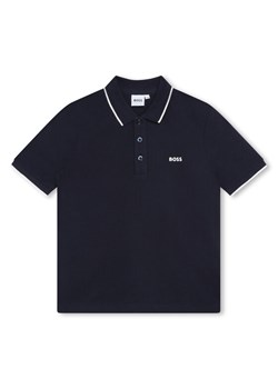 Boss Polo J25P26 D Granatowy Regular Fit ze sklepu MODIVO w kategorii T-shirty chłopięce - zdjęcie 181163951
