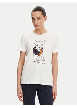 Olsen T-Shirt 11105029 Biały Slim Fit ze sklepu MODIVO w kategorii Bluzki damskie - zdjęcie 181164064