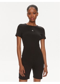 Calvin Klein Jeans Kombinezon Archival J20J223172 Czarny Slim Fit ze sklepu MODIVO w kategorii Kombinezony damskie - zdjęcie 181164302