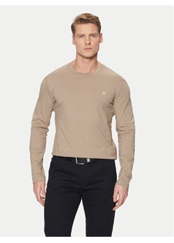 Marc O'Polo Longsleeve 520 2012 52210 Beżowy Regular Fit ze sklepu MODIVO w kategorii T-shirty męskie - zdjęcie 181164361