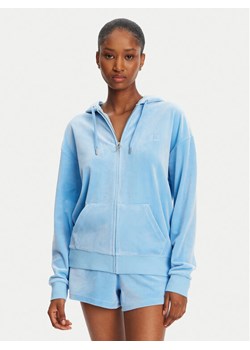 Juicy Couture Bluza Halan JCWAS24342 Niebieski Oversize ze sklepu MODIVO w kategorii Bluzy damskie - zdjęcie 181164432