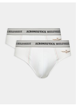 Aeronautica Militare Komplet 2 par slipów AM1USL002 Biały ze sklepu MODIVO w kategorii Majtki męskie - zdjęcie 181164602