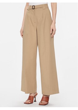 Weekend Max Mara Spodnie materiałowe Pino 2415131121 Beżowy Wide Leg ze sklepu MODIVO w kategorii Spodnie damskie - zdjęcie 181164694