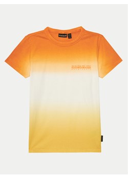 Napapijri T-Shirt S-Merse NP0A4ILFA701 M Pomarańczowy Regular Fit - id: 0000304763557 - marki Napapijri - 181164773 Napapijri T-Shirt S-Merse NP0A4ILFA701 M Pomarańczowy Regular Fit ze sklepu MODIVO w kategorii T-shirty chłopięce - zdjęcie 181164773