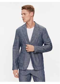 United Colors Of Benetton Marynarka 2WV1UW01B Niebieski Regular Fit ze sklepu MODIVO w kategorii Marynarki męskie - zdjęcie 181164910