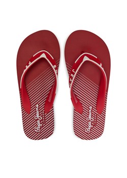 Pepe Jeans Japonki Pool PMS70117 Czerwony ze sklepu MODIVO w kategorii Klapki męskie - zdjęcie 181165010