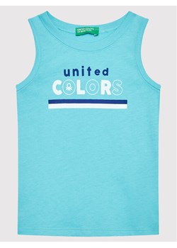 United Colors Of Benetton Top 3I1XGH002 Niebieski Regular Fit ze sklepu MODIVO w kategorii Koszulki niemowlęce - zdjęcie 181165240