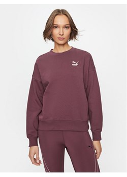 Puma Bluza Classics 621408 Bordowy Oversize ze sklepu MODIVO w kategorii Bluzy damskie - zdjęcie 181165342