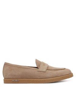 Max Mara Lordsy Softmoc 2514521191600 Brązowy ze sklepu MODIVO w kategorii Lordsy damskie - zdjęcie 181165393