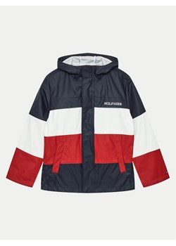 Tommy Hilfiger Kurtka przeciwdeszczowa Colorblock KS0KS00566 Kolorowy Relaxed Fit ze sklepu MODIVO w kategorii Kurtki chłopięce - zdjęcie 181165421