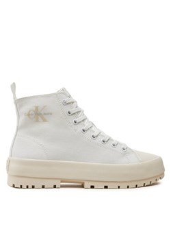 Calvin Klein Jeans Trampki YW0YW01519 Biały ze sklepu MODIVO w kategorii Trampki damskie - zdjęcie 181165433