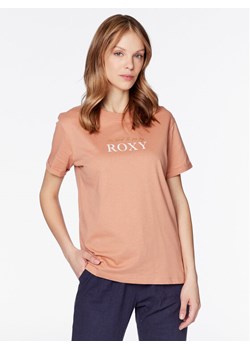 Roxy T-Shirt Noon Ocean ERJZT05490 Pomarańczowy Regular Fit ze sklepu MODIVO w kategorii Bluzki damskie - zdjęcie 181165442