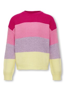 Kids ONLY Sweter 15207169 Kolorowy Regular Fit ze sklepu MODIVO w kategorii Swetry dziewczęce - zdjęcie 181165444