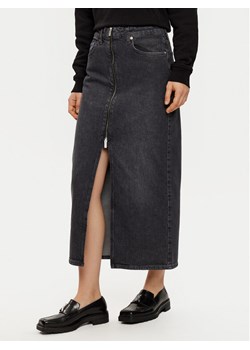 Karl Lagerfeld Jeans Spódnica jeansowa A1W12008 Szary Regular Fit ze sklepu MODIVO w kategorii Spódnice - zdjęcie 181165480