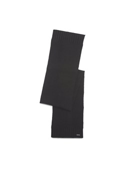 Calvin Klein Szalik Elevated Rib Knit Scarf K50K511006 Czarny ze sklepu MODIVO w kategorii Szaliki męskie - zdjęcie 181165640