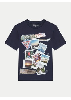Guess T-Shirt L4YI44 K8HM4 Granatowy Oversize ze sklepu MODIVO w kategorii T-shirty chłopięce - zdjęcie 181165670