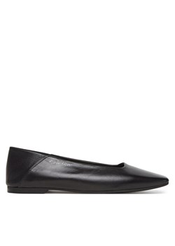 Calvin Klein Baleriny Flat Ballerina - Lth HW0HW02463 Czarny ze sklepu MODIVO w kategorii Balerinki - zdjęcie 181165673