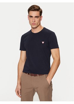 Guess T-Shirt M2YI24 J1314 Granatowy Slim Fit ze sklepu MODIVO w kategorii T-shirty męskie - zdjęcie 181165731