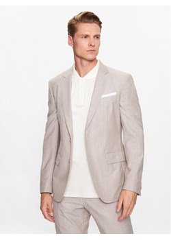 Boss Marynarka 50489400 Beżowy Slim Fit - id: 0000302423118 - marki BOSS HUGO BOSS - 181165750 Boss Marynarka 50489400 Beżowy Slim Fit ze sklepu MODIVO w kategorii Marynarki męskie - zdjęcie 181165750