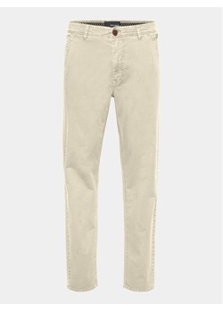 Blend Chinosy 20716448 Beżowy Slim Fit ze sklepu MODIVO w kategorii Spodnie męskie - zdjęcie 181165771