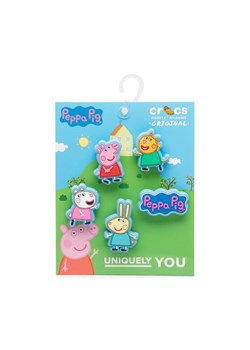 Crocs Ozdoba do butów Jibbitz Peppa Pig 5 Pack 10010006 Niebieski ze sklepu MODIVO w kategorii Przypinki - zdjęcie 181165832