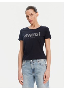 Gaudi T-Shirt 511BD64021 Granatowy Regular Fit ze sklepu MODIVO w kategorii Bluzki damskie - zdjęcie 181165833