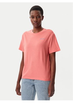 Mustang T-Shirt Floris 1016145 Koralowy Relaxed Fit ze sklepu MODIVO w kategorii Bluzki damskie - zdjęcie 181165882