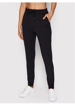 ONLY Spodnie materiałowe Poptrash 15115847 Czarny Regular Fit ze sklepu MODIVO w kategorii Spodnie damskie - zdjęcie 181165912
