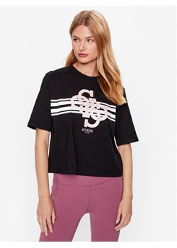 Guess T-Shirt V3YI11 I3Z14 Czarny Regular Fit ze sklepu MODIVO w kategorii Bluzki damskie - zdjęcie 181165990