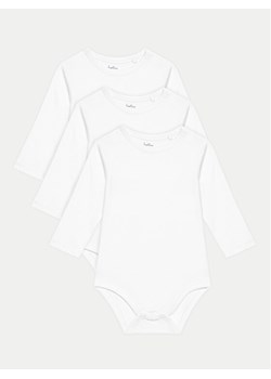 OVS Komplet 3 par body dziecięcych 2113552 Biały ze sklepu MODIVO w kategorii Body niemowlęce - zdjęcie 181166154