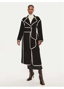 Bruuns Bazaar Płaszcz wełniany Abulas BBW4143 Czarny Loose Fit - id: 0000304010033 - marki Bruuns Bazaar - 181166251 Bruuns Bazaar Płaszcz wełniany Abulas BBW4143 Czarny Loose Fit ze sklepu MODIVO w kategorii Płaszcze damskie - zdjęcie 181166251