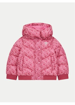Guess Kurtka zimowa K4YL00 WEGY0 Różowy Regular Fit ze sklepu MODIVO w kategorii Kurtki dziewczęce - zdjęcie 181166363