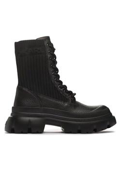KARL LAGERFELD Trapery KL43573 Czarny ze sklepu MODIVO w kategorii Workery damskie - zdjęcie 181166384