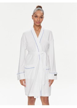 DKNY Szlafrok YI10008 Biały ze sklepu MODIVO w kategorii Szlafroki damskie - zdjęcie 181166424