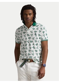 Polo Ralph Lauren Polo 710963484001 Biały Custom Slim Fit ze sklepu MODIVO w kategorii T-shirty męskie - zdjęcie 181166453