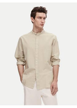 Selected Homme Koszula New Linen 16079054 Beżowy Regular Fit ze sklepu MODIVO w kategorii Koszule męskie - zdjęcie 181166574