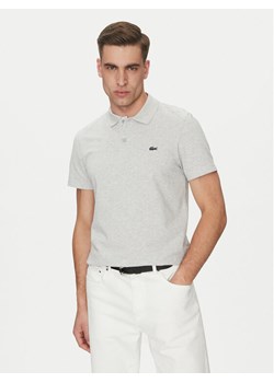 Lacoste Polo DH5522 Szary Regular Fit ze sklepu MODIVO w kategorii T-shirty męskie - zdjęcie 181166592