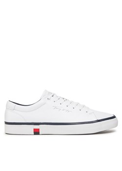 Tommy Hilfiger Sneakersy Modern Vulc Corporate Leather FM0FM04922 Biały ze sklepu MODIVO w kategorii Trampki męskie - zdjęcie 181166604