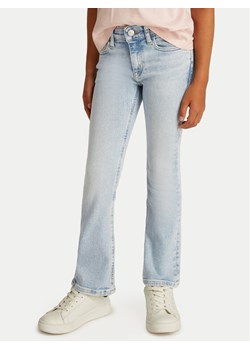 Calvin Klein Jeans Jeansy IG0IG02709 Niebieski Flare Fit ze sklepu MODIVO w kategorii Spodnie dziewczęce - zdjęcie 181166680