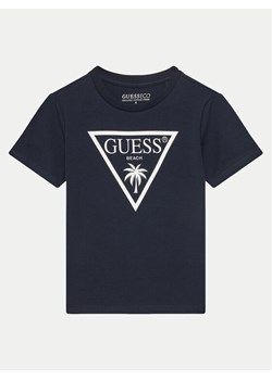 Guess T-Shirt L5GI29 J1314 Granatowy Regular Fit ze sklepu MODIVO w kategorii T-shirty chłopięce - zdjęcie 181166872