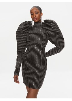 ROTATE Sukienka koktajlowa 112027100 Czarny Slim Fit ze sklepu MODIVO w kategorii Sukienki - zdjęcie 181166920