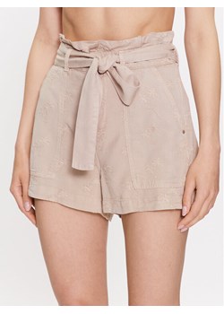 Guess Szorty materiałowe Janna W3GD0L WDP87 Zielony Loose Fit - id: 0000302204397 - marki Guess - 181166974 Guess Szorty materiałowe Janna W3GD0L WDP87 Zielony Loose Fit ze sklepu MODIVO w kategorii Szorty - zdjęcie 181166974