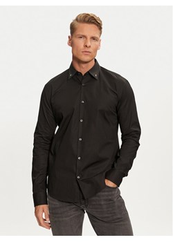 Hugo Koszula Ermo 50528474 Czarny Slim Fit ze sklepu MODIVO w kategorii Koszule męskie - zdjęcie 181166993