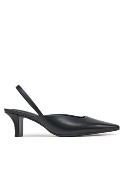 Calvin Klein Sandały Heel Mule Pump 50 - Lth HW0HW02551 Czarny ze sklepu MODIVO w kategorii Czółenka - zdjęcie 181167010